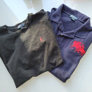 2 Pack Polo Shirts Boys L (14-16)